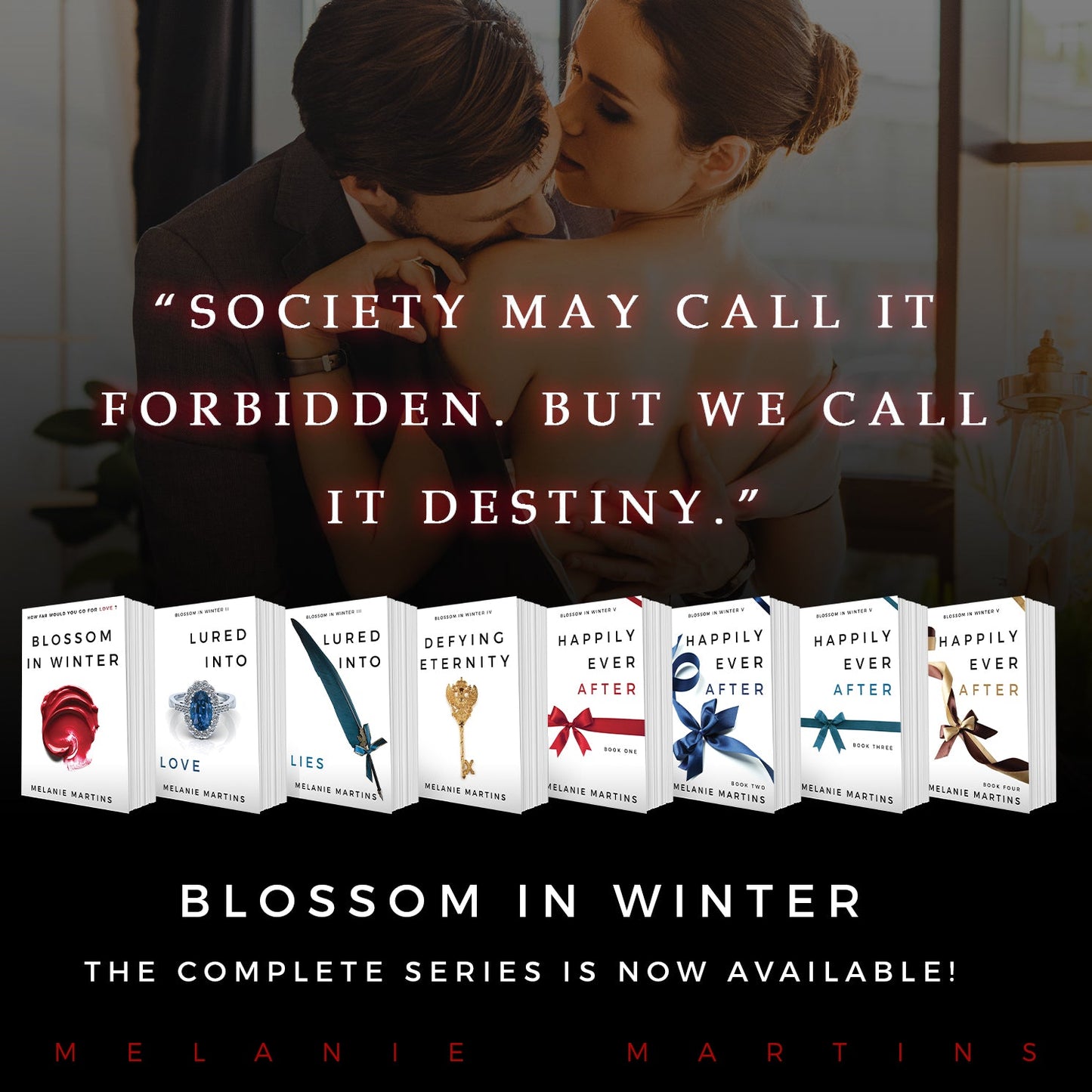 Blossom in Winter (Blossom in Winter Book 1) + Bookmark - Melanie Martins